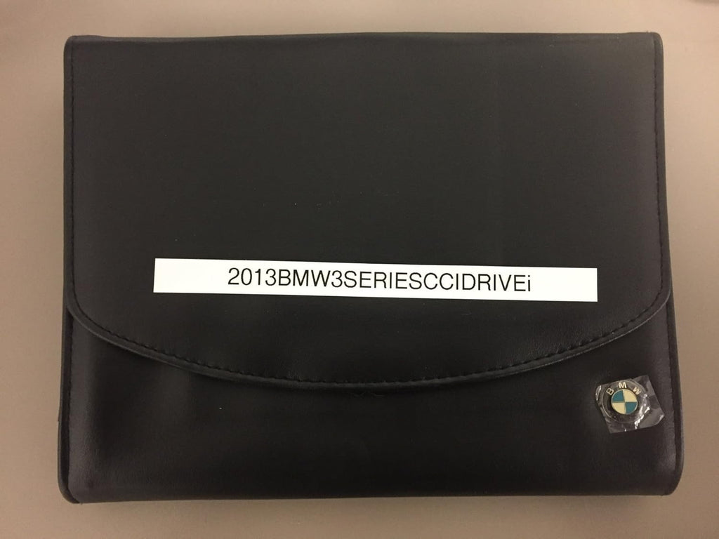 2013 BMW 3-Series Coupe Convertible (With Navigation) Owner's Manual Set w/Case
