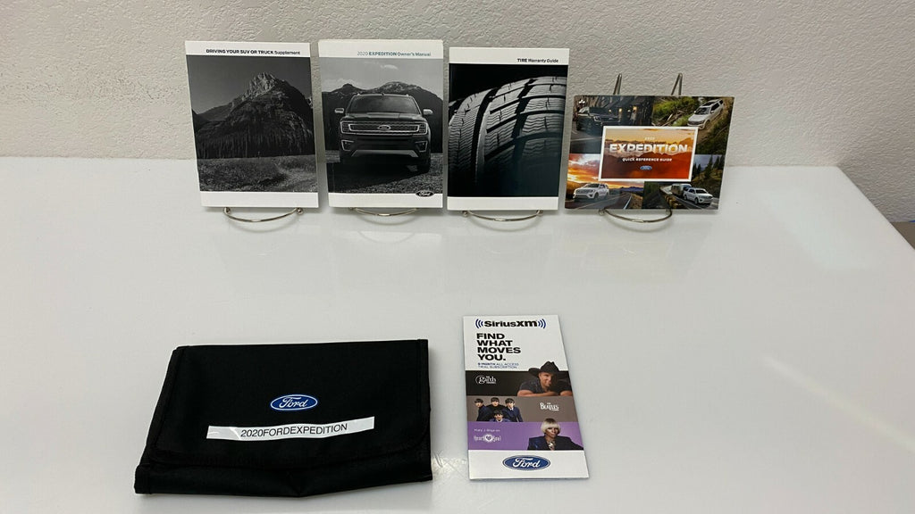 2020 Ford Expedition Genuine OEM Owner's Manual Set w/ Logo Case