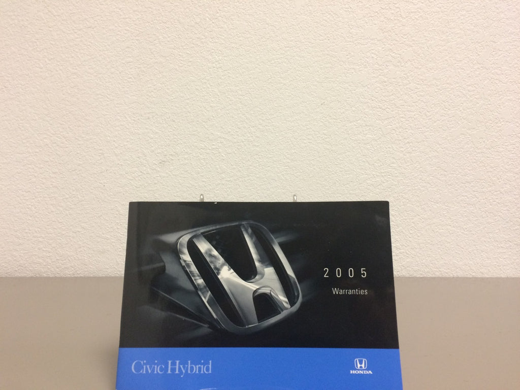 2005 Honda Civic Hybrid Genuine OEM Owner's Manual Set--Free Shipping!