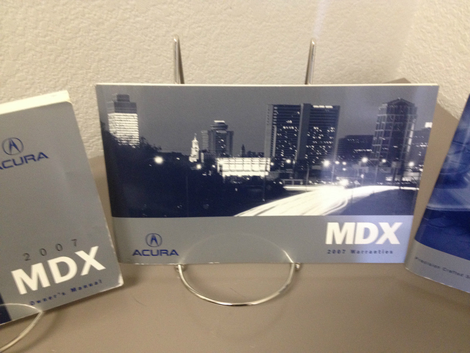 2007 Acura MDX Genuine OEM Owner's Manual Set w/Navigation and Case--Free Ship