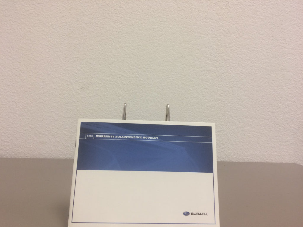 2008 Subaru Legacy/Outback Genuine OEM Owner's Manual Set w/Case--Free Shipping