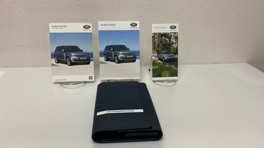 2021 Range Rover OEM Owners Manual set w/supplements including Navigation & Case