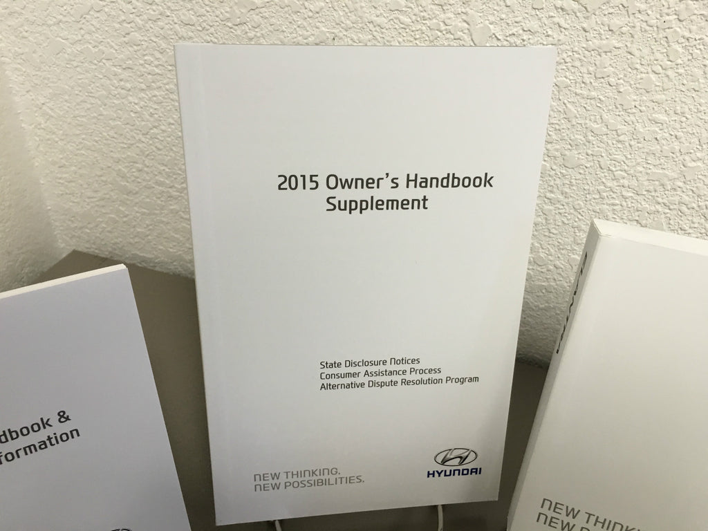2015 Hyundai Elantra Sedan Genuine OEM Owner's Manual Set w/Case-Free Shipping!