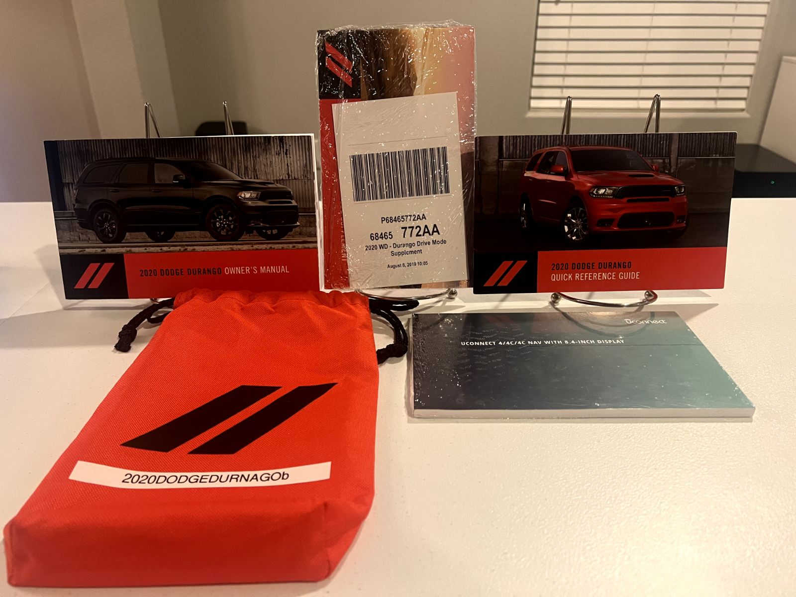 2020 Dodge Durango Genuine OEM Owner's Manual Set w/Dodge Case - Free Shipping!!