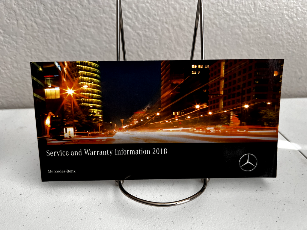 2018 Mercedes-Benz E-Class Coupe Owner's Manual Set w/ supplements and case.