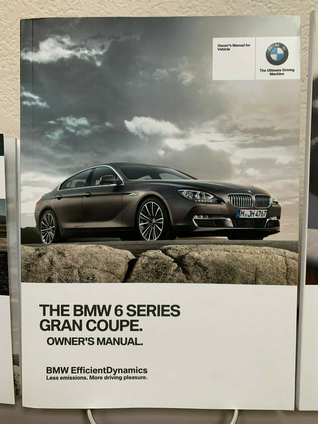 2013 BMW 6 Series Gran Coupe 640i 650i Owner's Manual Set w/iDrive & Navigation
