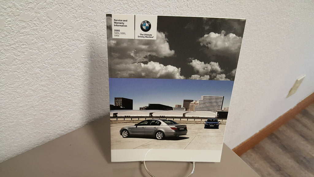 2005 BMW 5-Series 525i 530i 545i 525xi 530xi Genuine OEM Owner's Manual w/Case