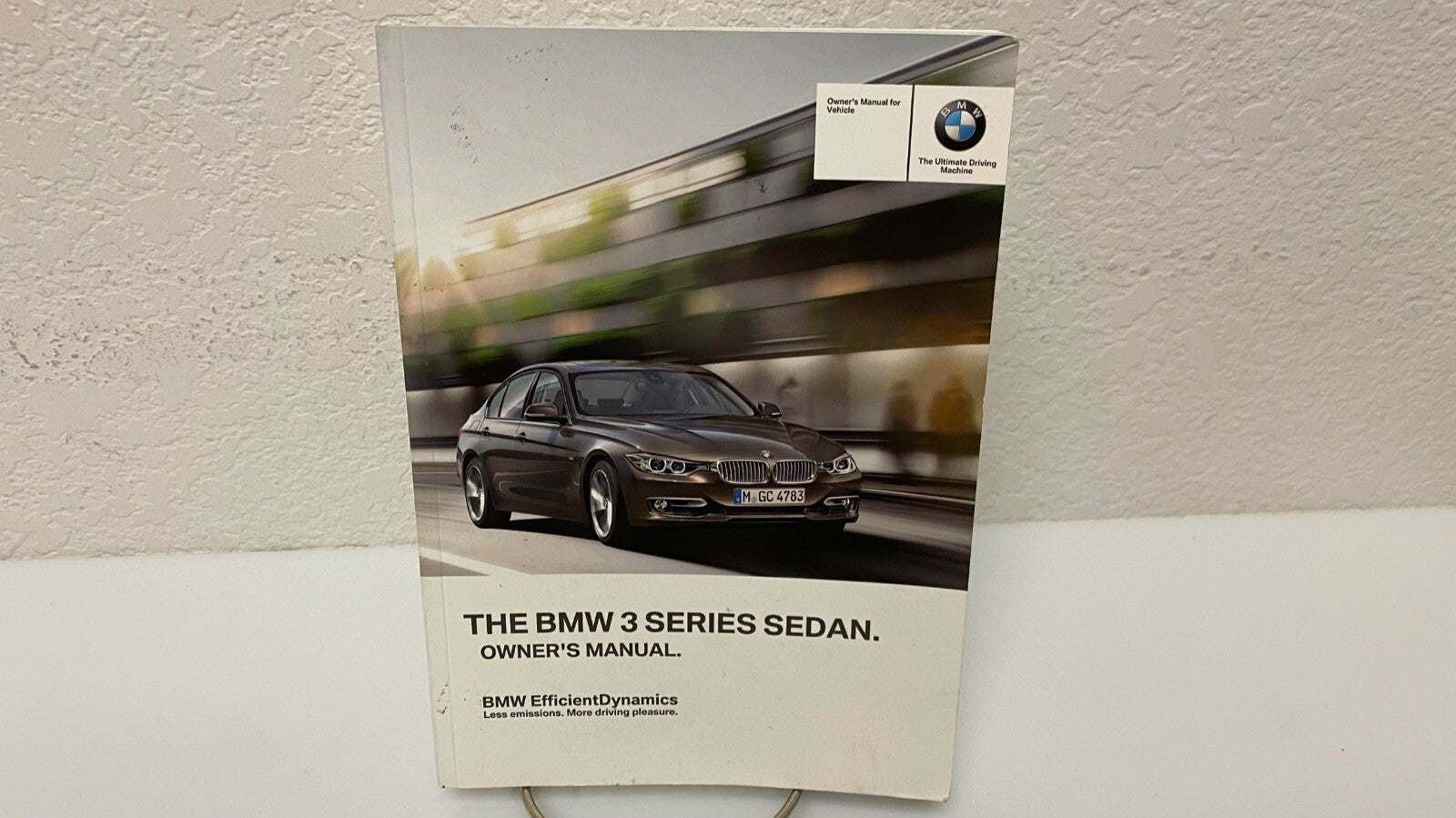2012 BMW 3 Series Sedan 320i 328i 335i OEM Owner's Manual w/BMW Case & iDrive