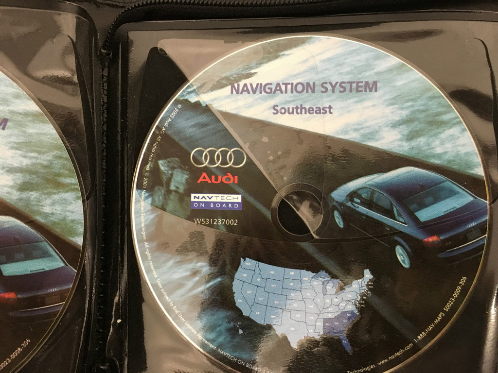 02 03 04 Audi Allroad A6 S6 RS6 A8 A8 L S8 TT Navigation CD Set W531237002