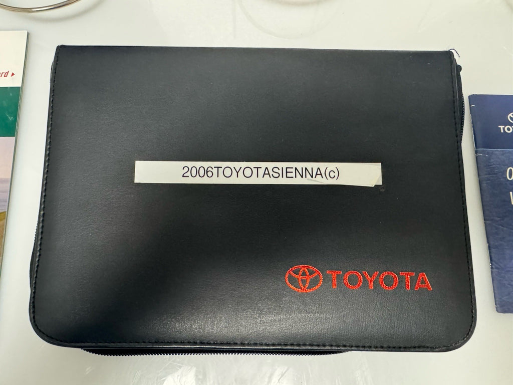 2006 Toyota Sienna Genuine OEM Owner's Manual Set with Toyota Case