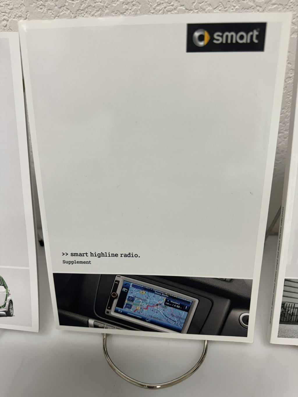 2013 Smart ForTwo Electric Car Owners Manual w/Bonus Key FOB-Genuine OEM