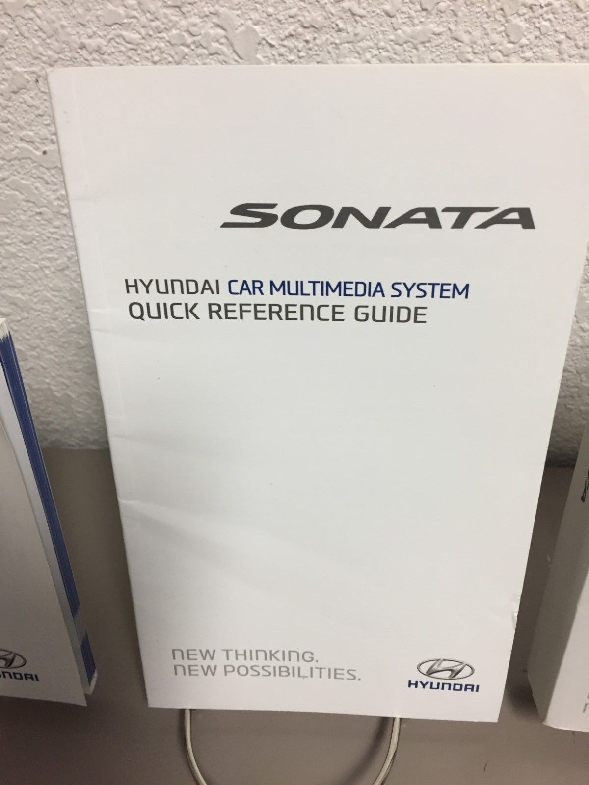 2016 Hyundai Sonata Genuine OEM Owner's Manual Set w/Navigation Manual & Case