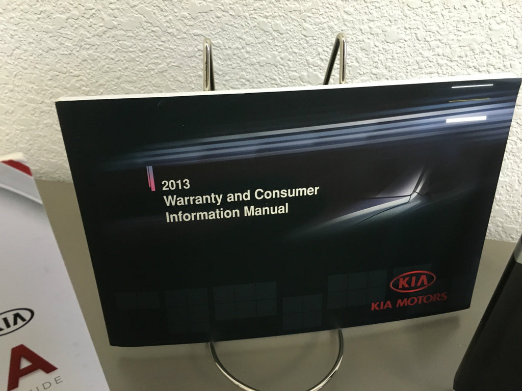 2013 Kia Optima Genuine OEM Owner's Manual Set w/Case-Free Shipping!