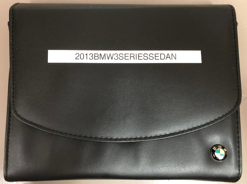 2013 BMW 3 Series Sedan 320i 328i 335i xDrive Genuine OEM Owner's Manual Set