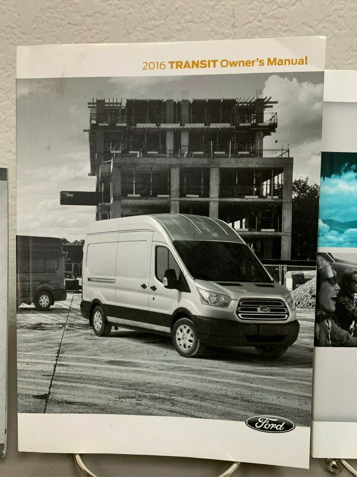 2016 Ford Transit Genuine OEM Owner's Manual Set w/Synch3 & Ford Case with Logo