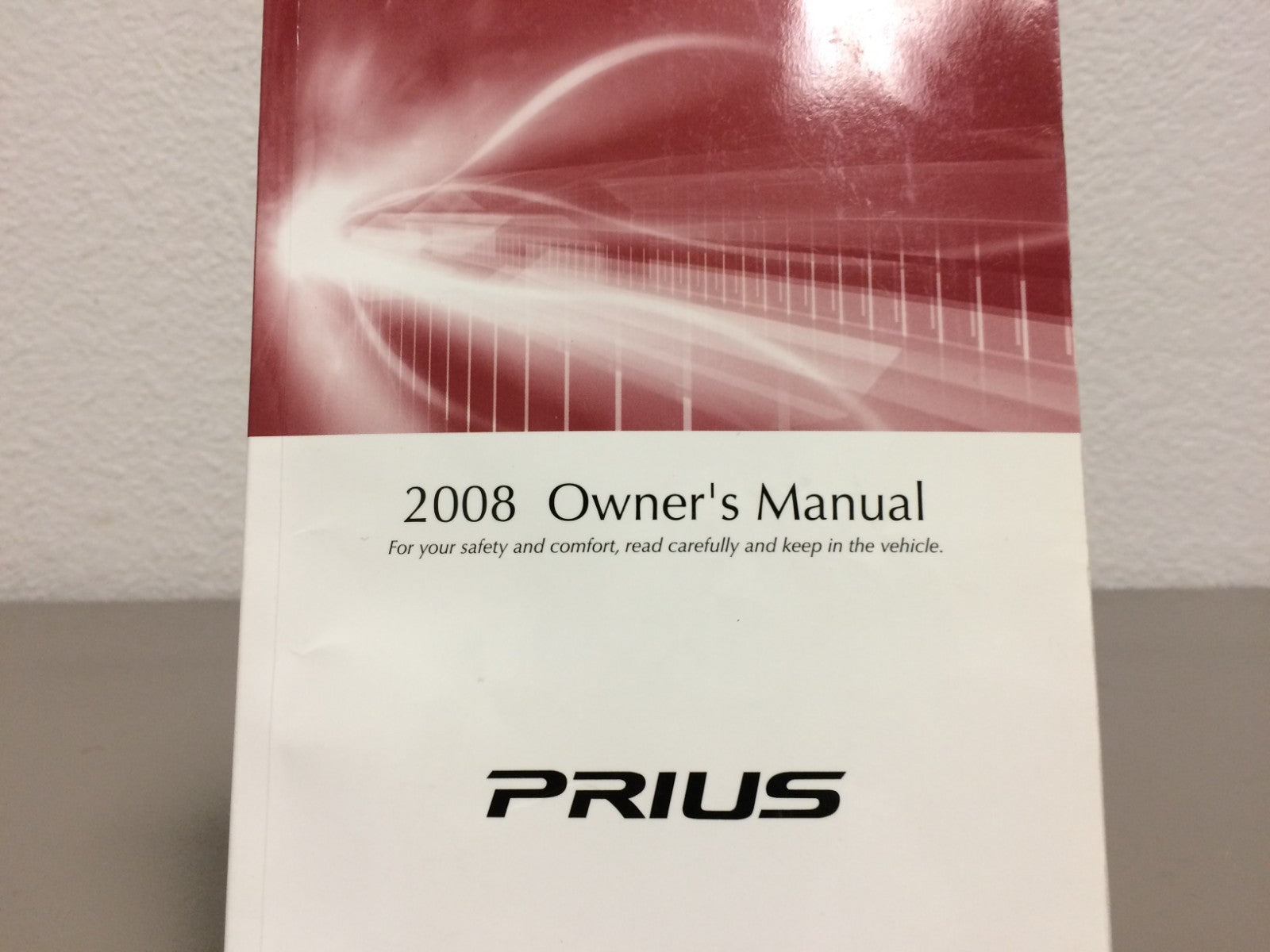 2008 Toyota Prius Genuine OEM Owner's Manual in Good to Very Good Condition