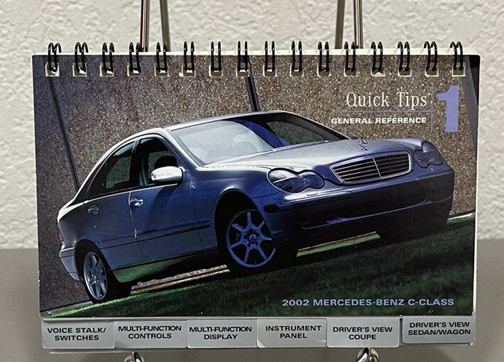 2002 Mercedes-Benz C-Class C240 C320 C32AMG Genuine OEM Owners Manual Set w/Case