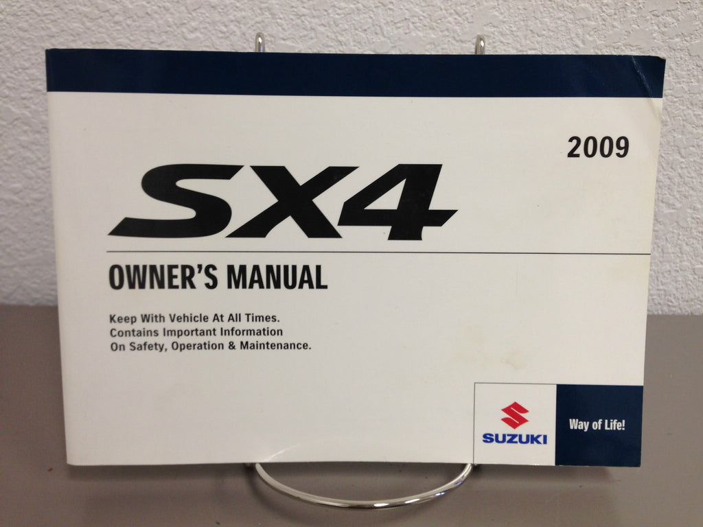 2009 Suzuki SX4 OEM Owner's Manual w/ Supplements & Case - Free Shipping