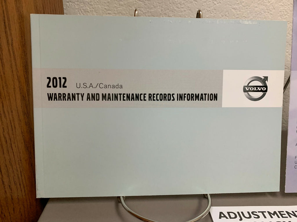 2012 Volvo S60 Genuine OEM Owner's Manual Set with Case--Free Shipping!