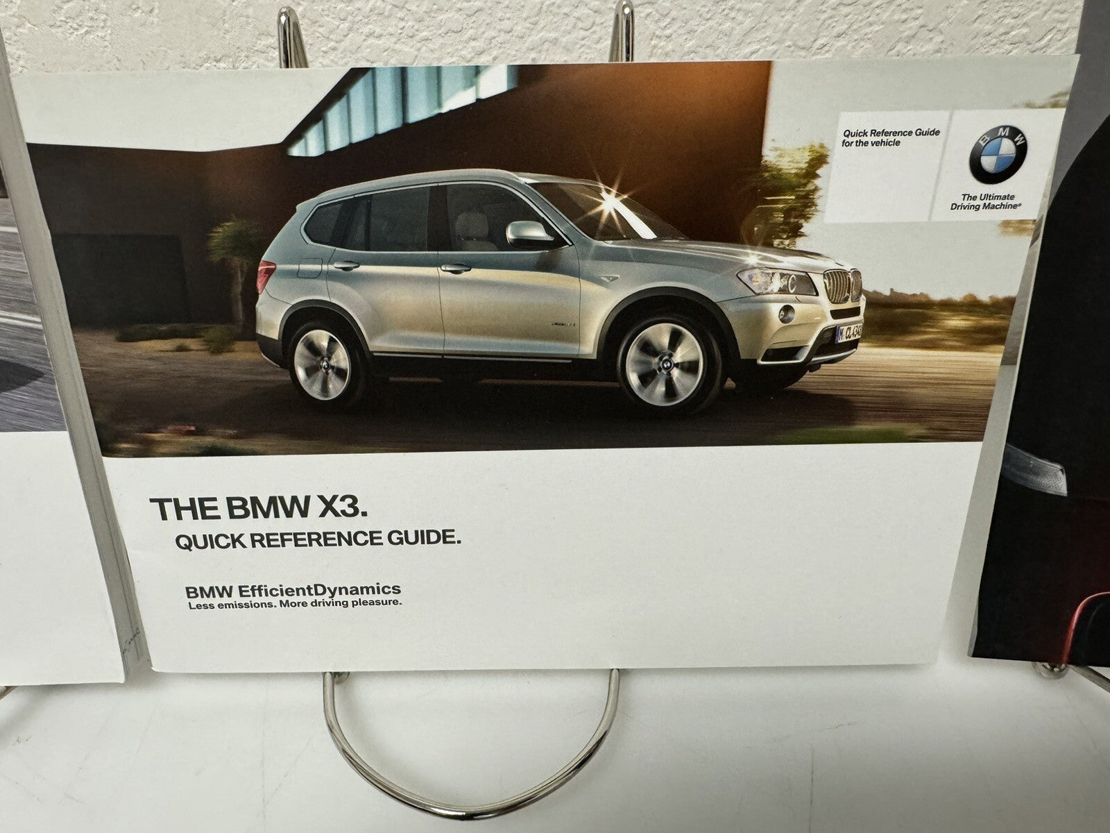 2013 BMW X3 Genuine OEM Owner's Manual Set w/Navigation Manual & BMW Case