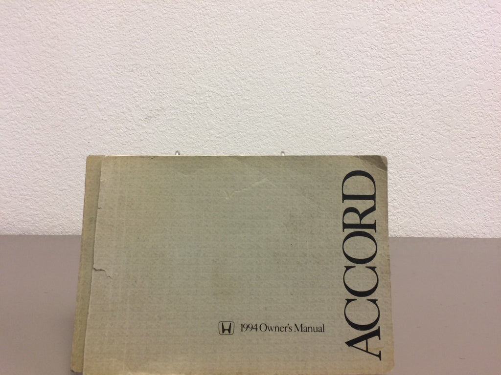 1994 Honda Accord Sedan Genuine OEM Owner's Manual--Free Shipping!