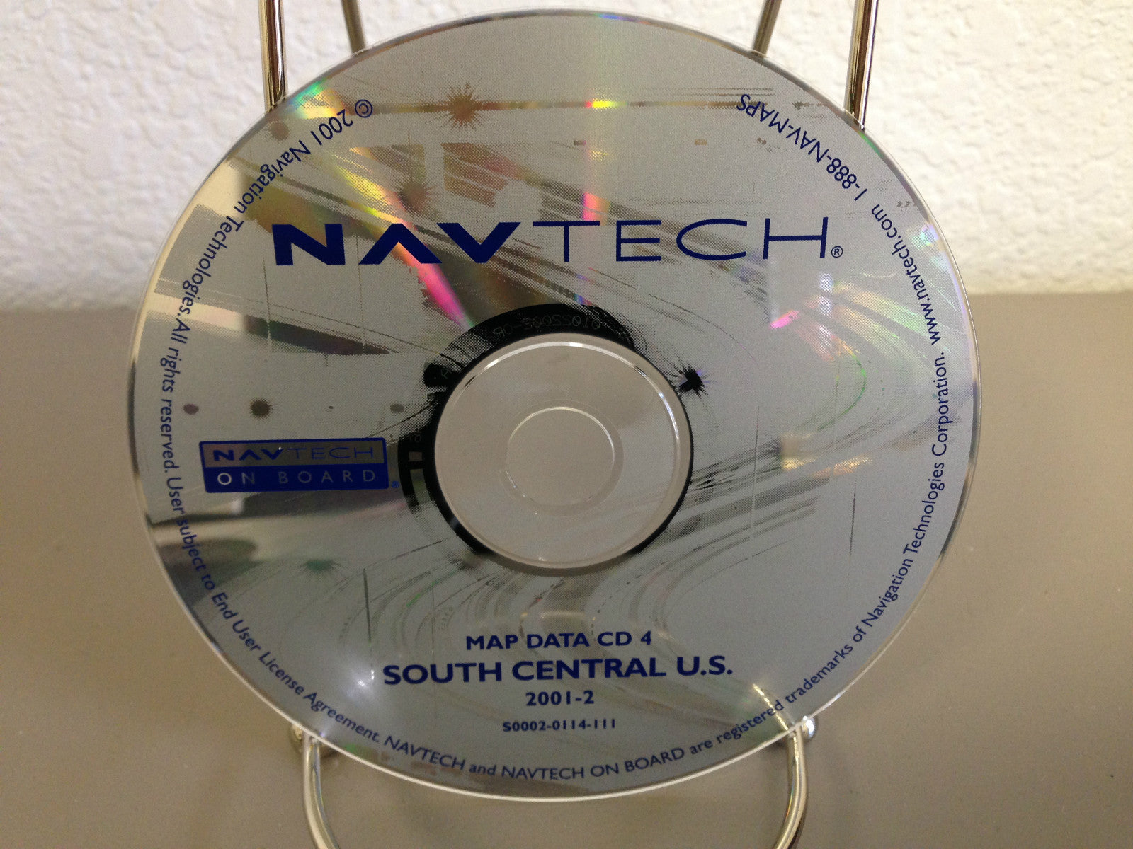 Land Rover / BMW Mini NAVTECH 2001 Navigation Disc South Central S0002-0114-111