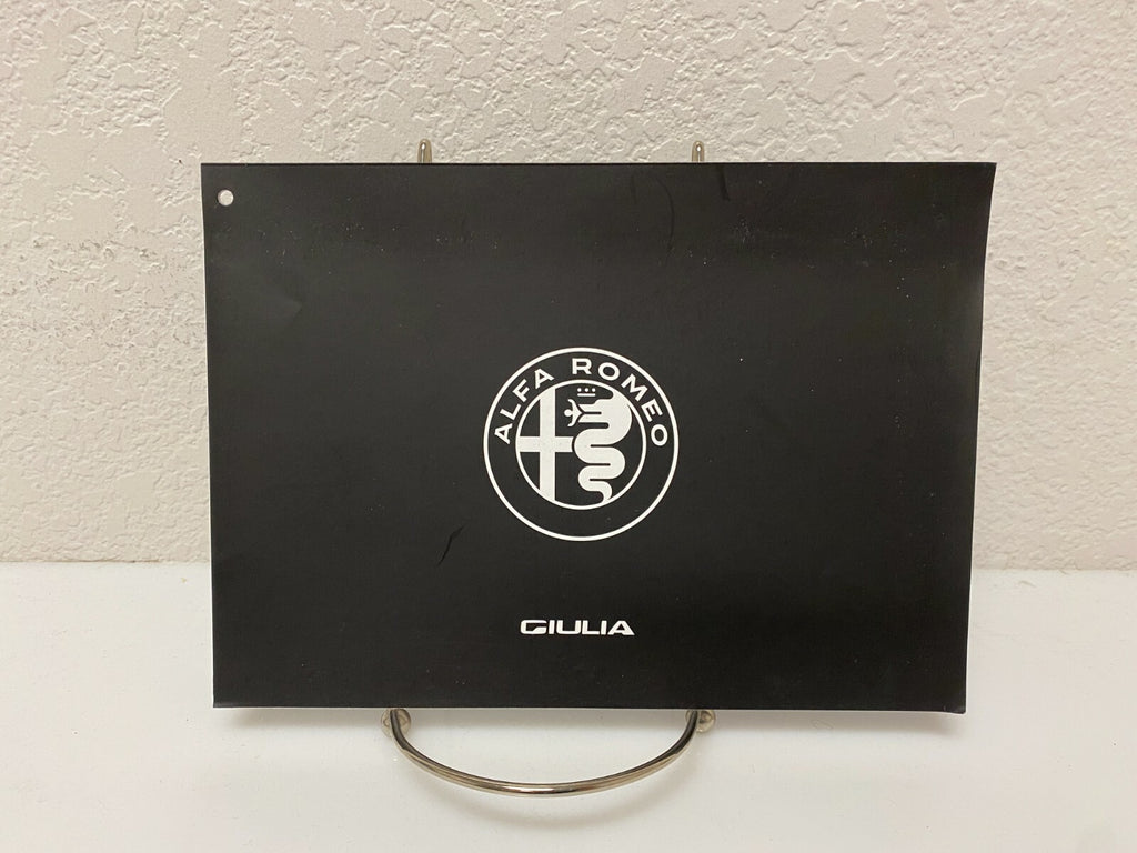2018 Alfa Romeo Giulia Genuine OEM Owner's Manual w/Case