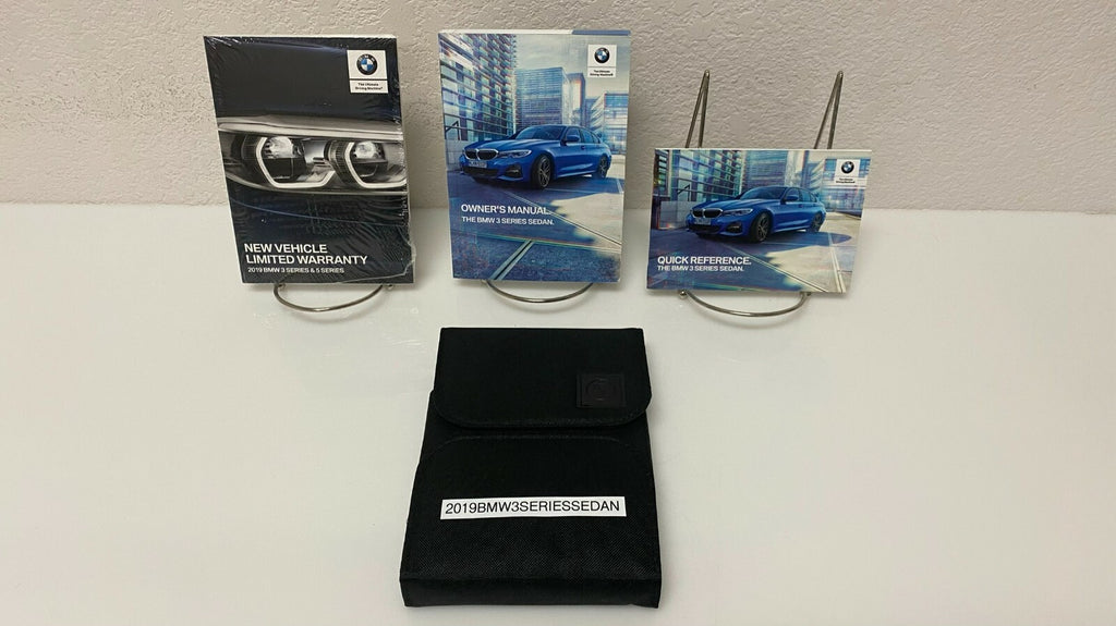 2019 BMW 3 Series Sedan OEM Owner's Manual Set for 330i xDrive