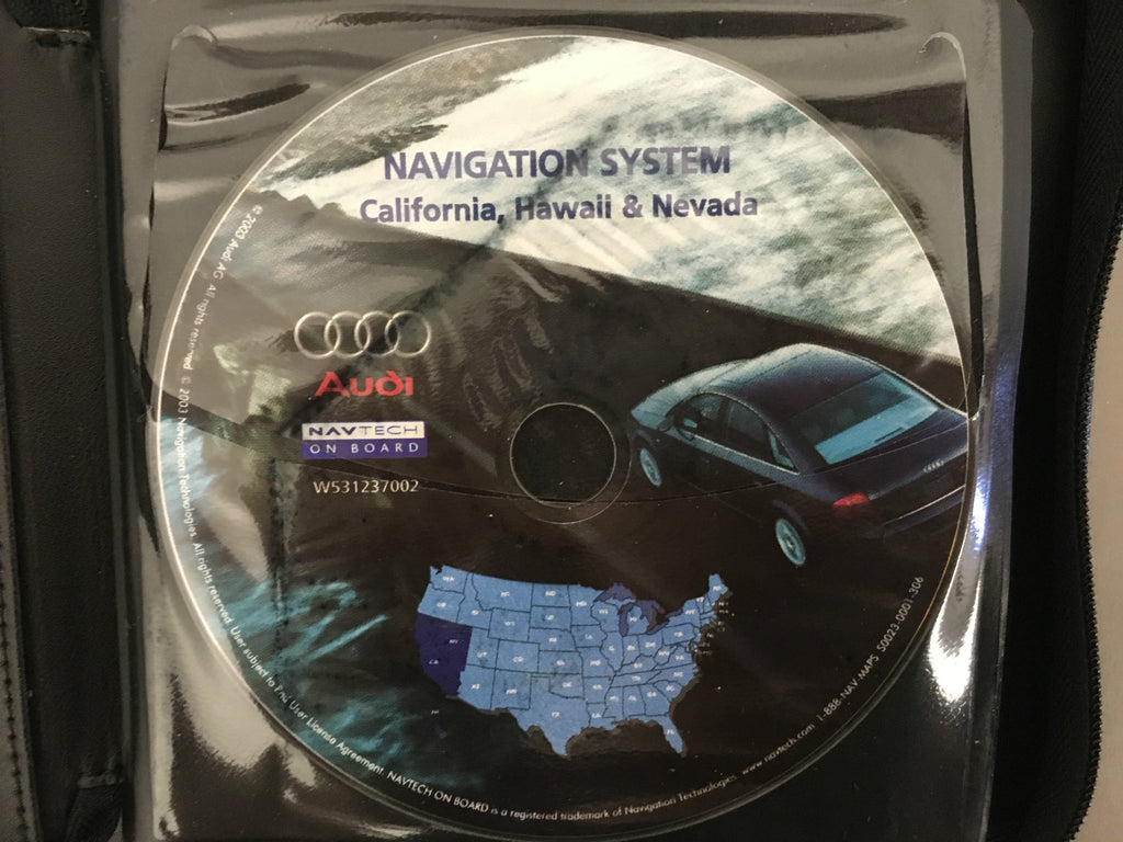 02 03 04 Audi Allroad A6 S6 RS6 A8 A8 L S8 TT Navigation CD Set W531237002