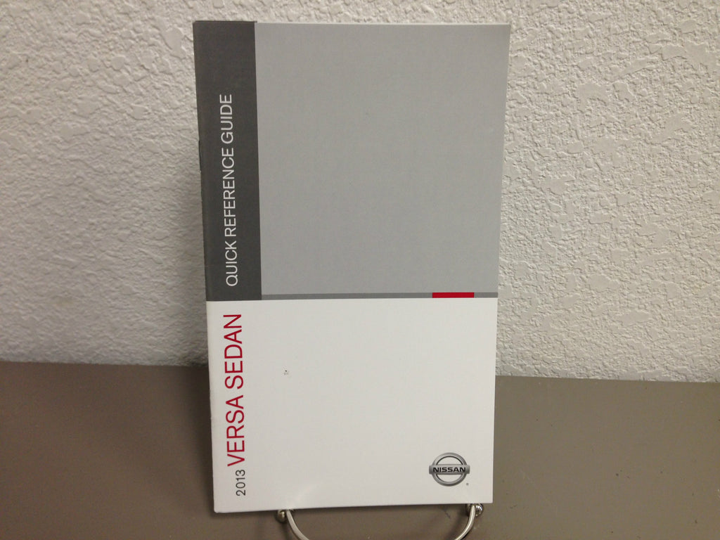 2013 Nissan Versa Sedan Genuine OEM Owner's Manual Set with Case Free Shipping
