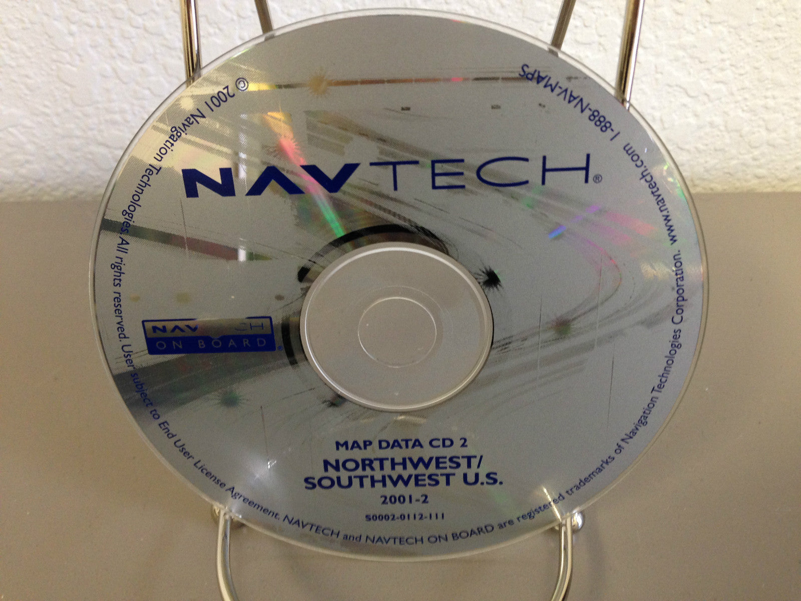 Land Rover / BMW NAVTECH 2001 Navigation Disc Northwest Southwest S0002-0112-111