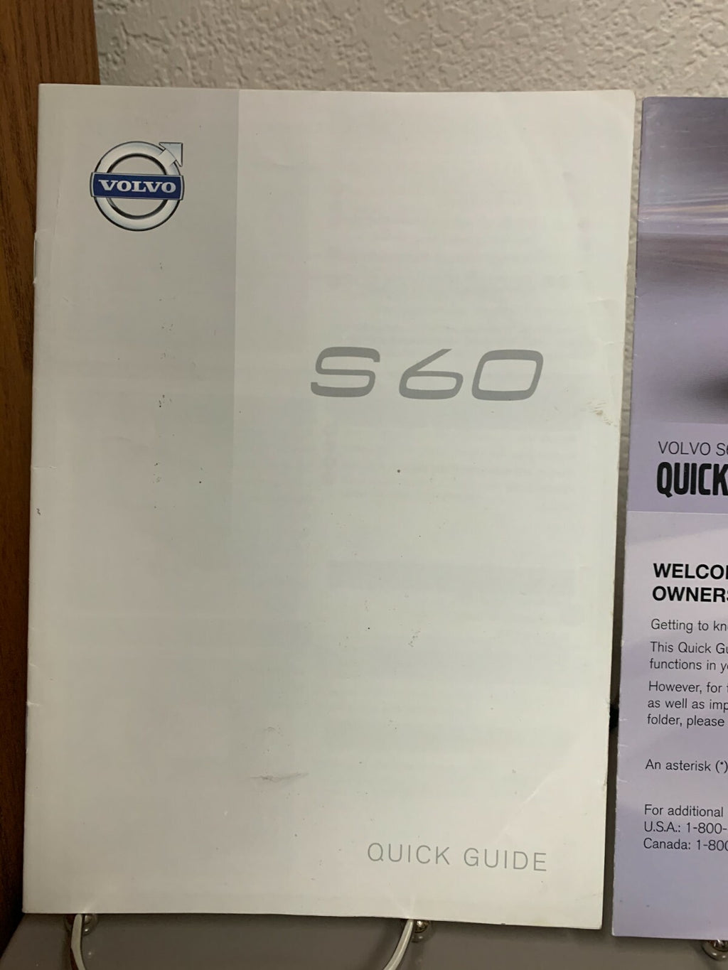 2012 Volvo S60 Genuine OEM Owner's Manual Set with Case--Free Shipping!