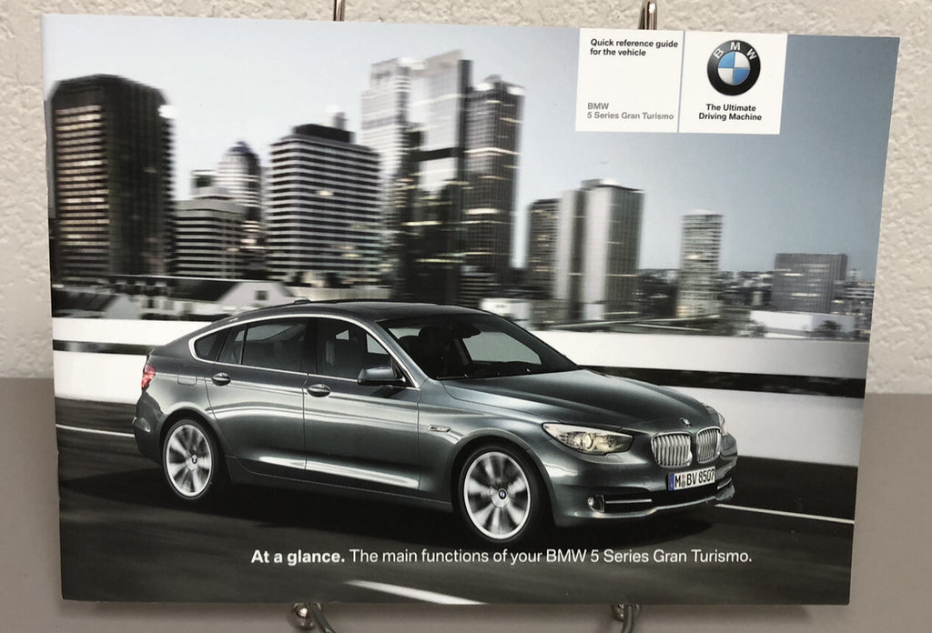 2010 BMW 550i Gran Turismo OEM Owner's Manual with Case Fast Free U.S. Shipping