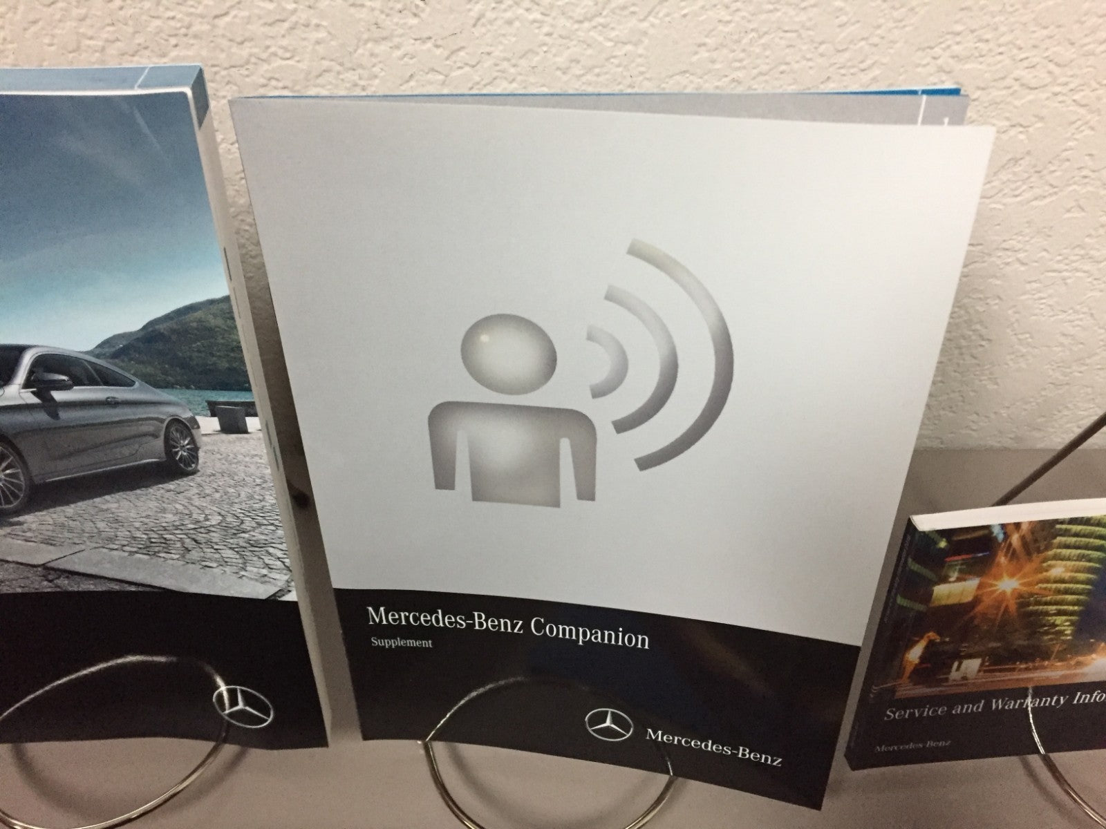 2018 Mercedes-Benz C-Class Coupe Genuine OEM Owner's Manual Set w/Mercedes Case