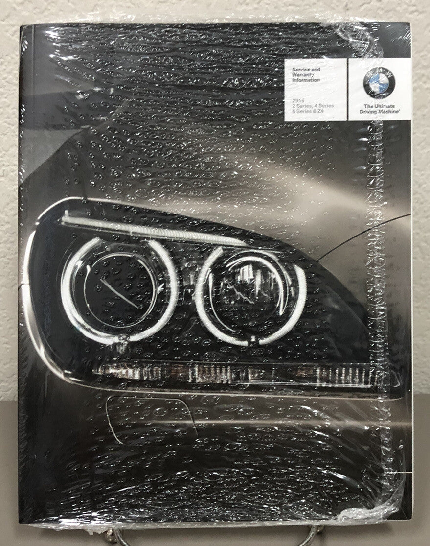 2015 BMW 4-Series Gran Coupe Owner's Manual Set for all 428i 435i xDrive Models