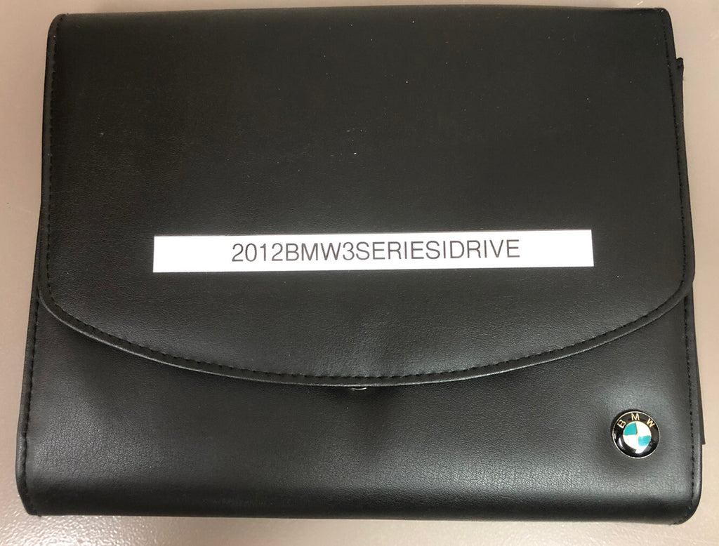 2012 BMW 3-Series Sedan Genuine OEM Owner's Manual Set w/BMW Case--Free Shipping