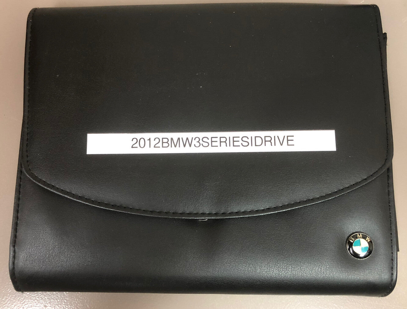 2012 BMW 3-Series Sedan Genuine OEM Owner's Manual Set w/BMW Case--Free Shipping