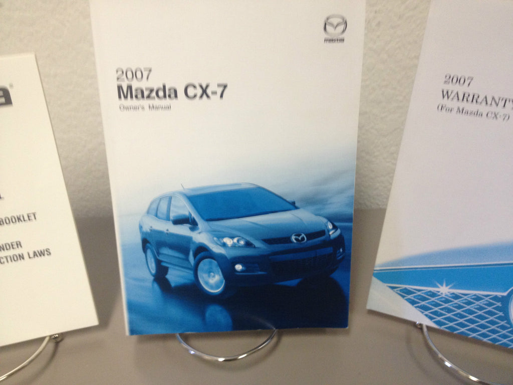 2007 MAZDA CX-7 Genuine OEM Owner's Manual Set w/Case--Free Shipping!