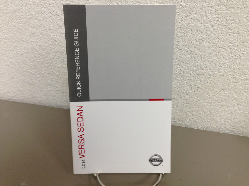 2014 Nissan Versa Sedan Genuine OEM Owner's Manual Set with Case Free Shipping