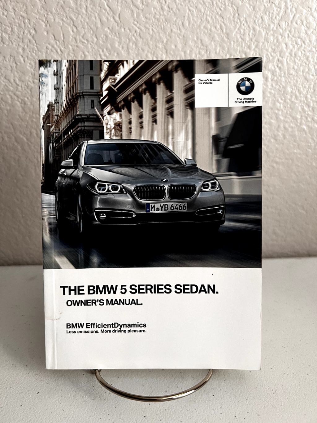 2014 BMW 5 Series Sedan 528i 535i 535d 550i xDrive OEM Owner's Manual Set