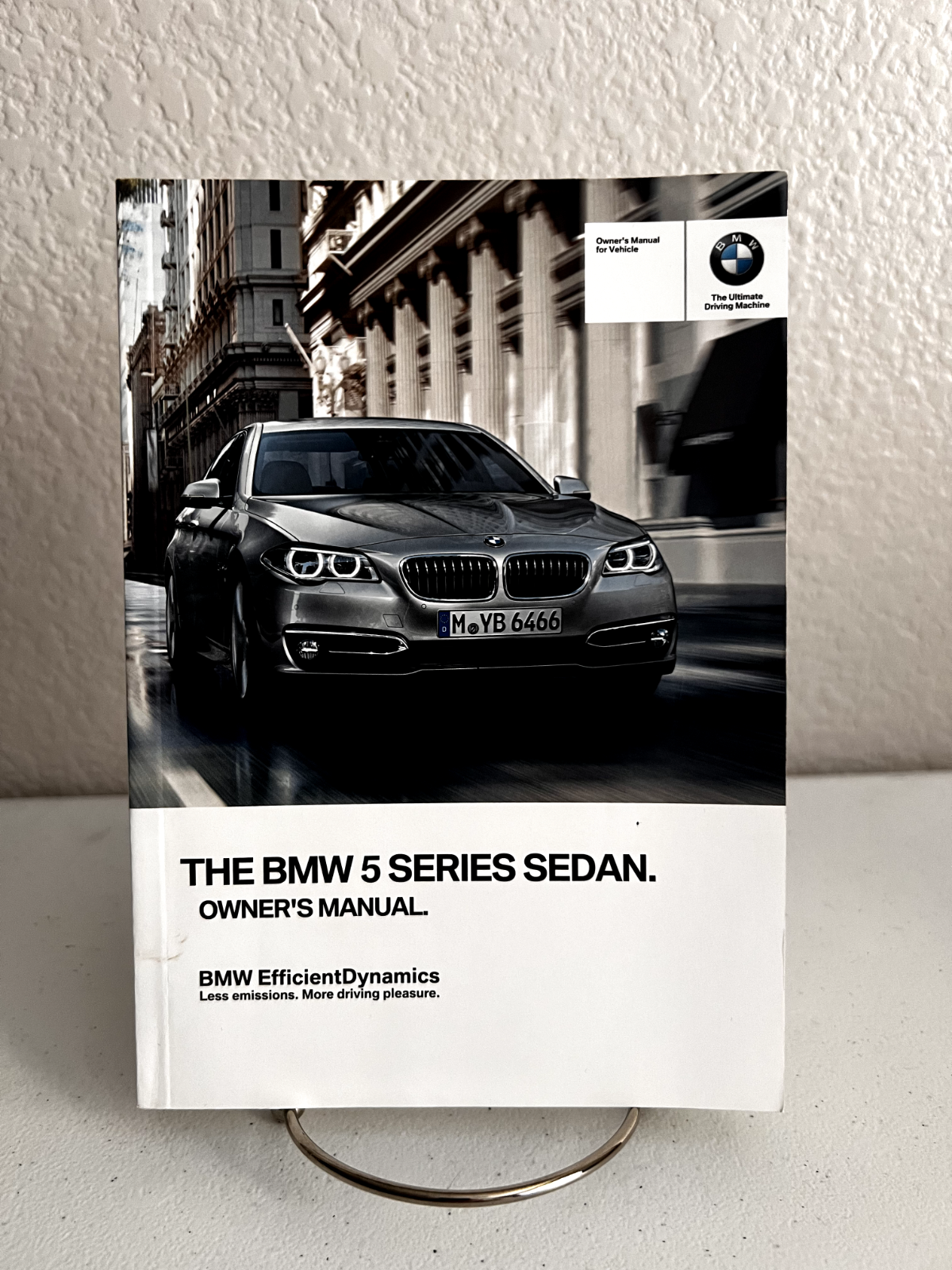 2014 BMW 5 Series Sedan 528i 535i 535d 550i xDrive OEM Owner's Manual Set