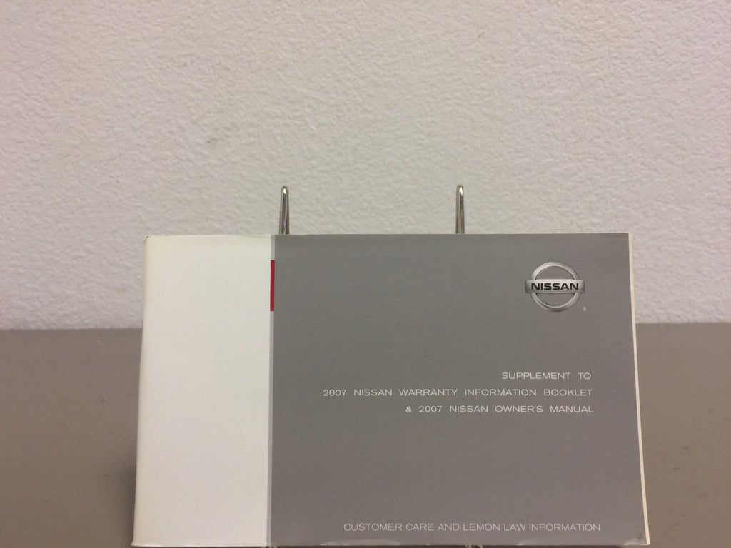 2007 Nissan Altima Genuine OEM Owner's Manual Set with Case--Free Shipping!