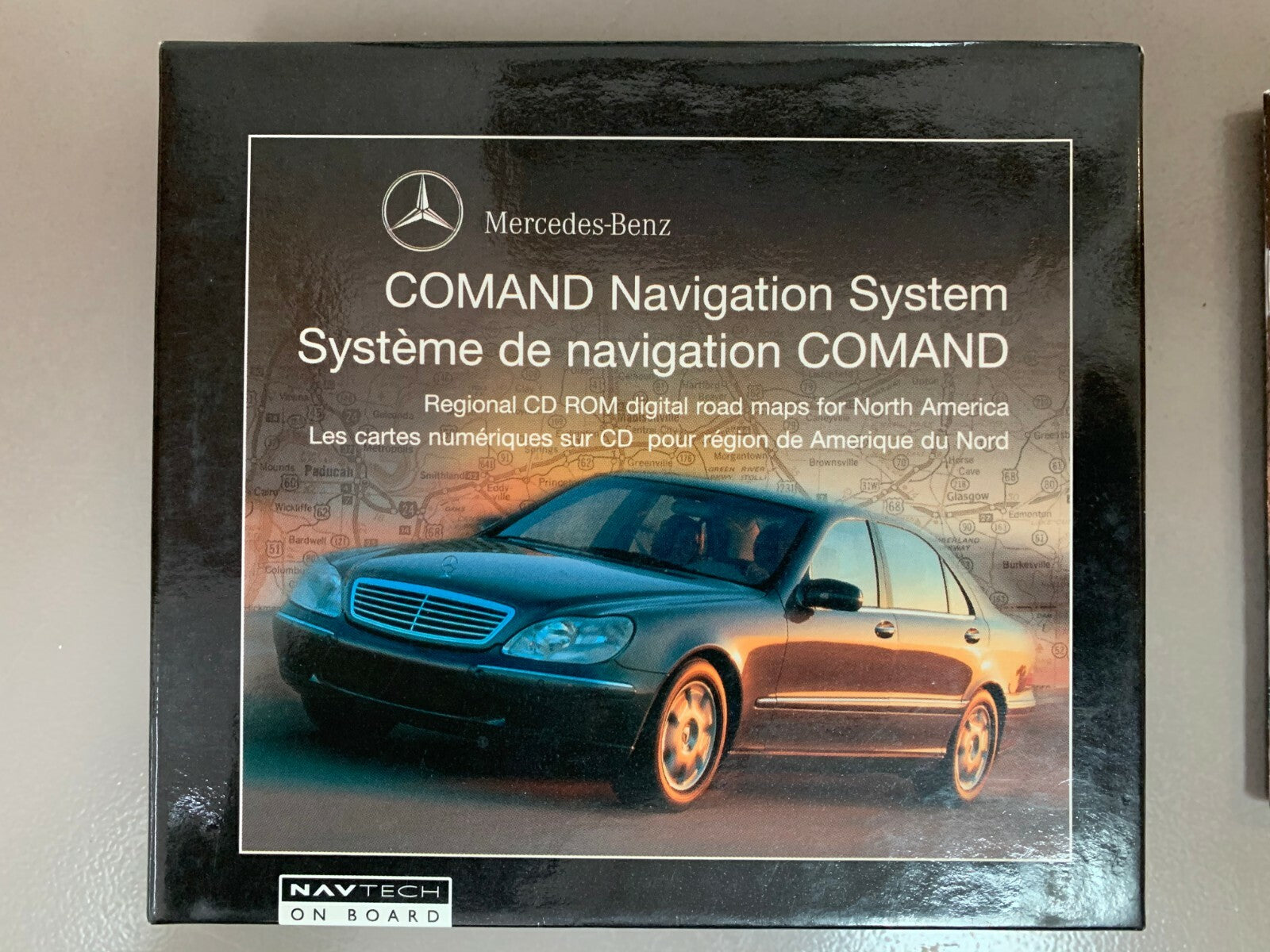 1999-2000 Mercedes Comand Navigation Disc 8 (DE/VA/DC & Parts of MD/NJ/NC&PA)
