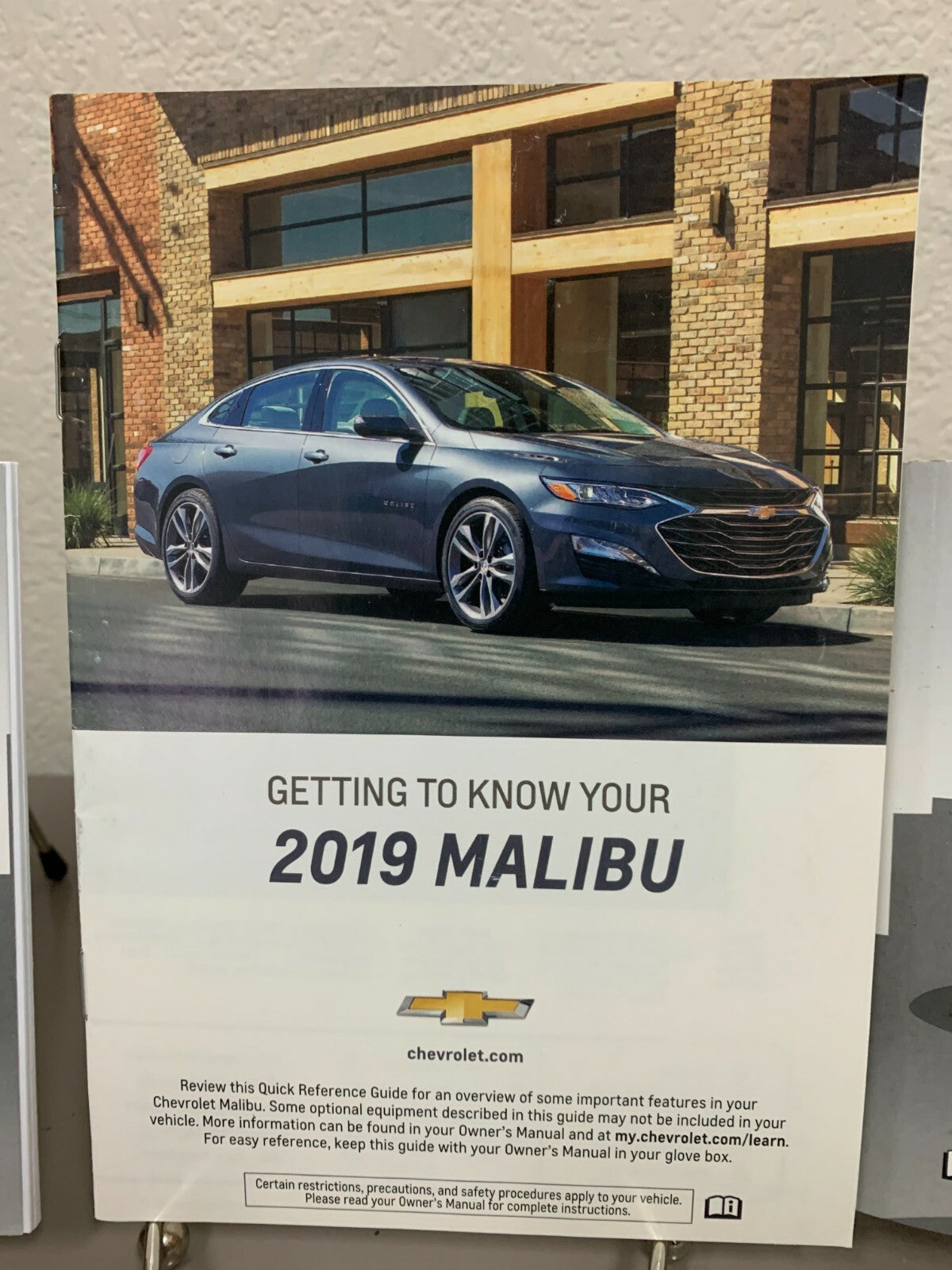2019 Chevrolet Malibu Genuine OEM Owner's Manual Set--Free Shipping!