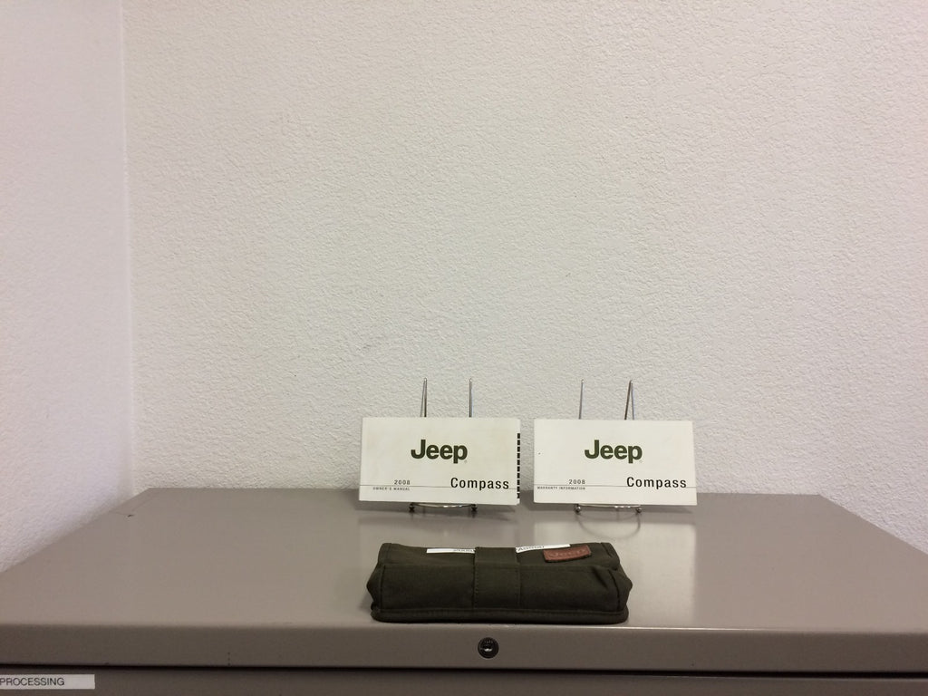 2008 Jeep Compass Genuine OEM Owner's Manual Set w/Jeep Case--Free Shipping!