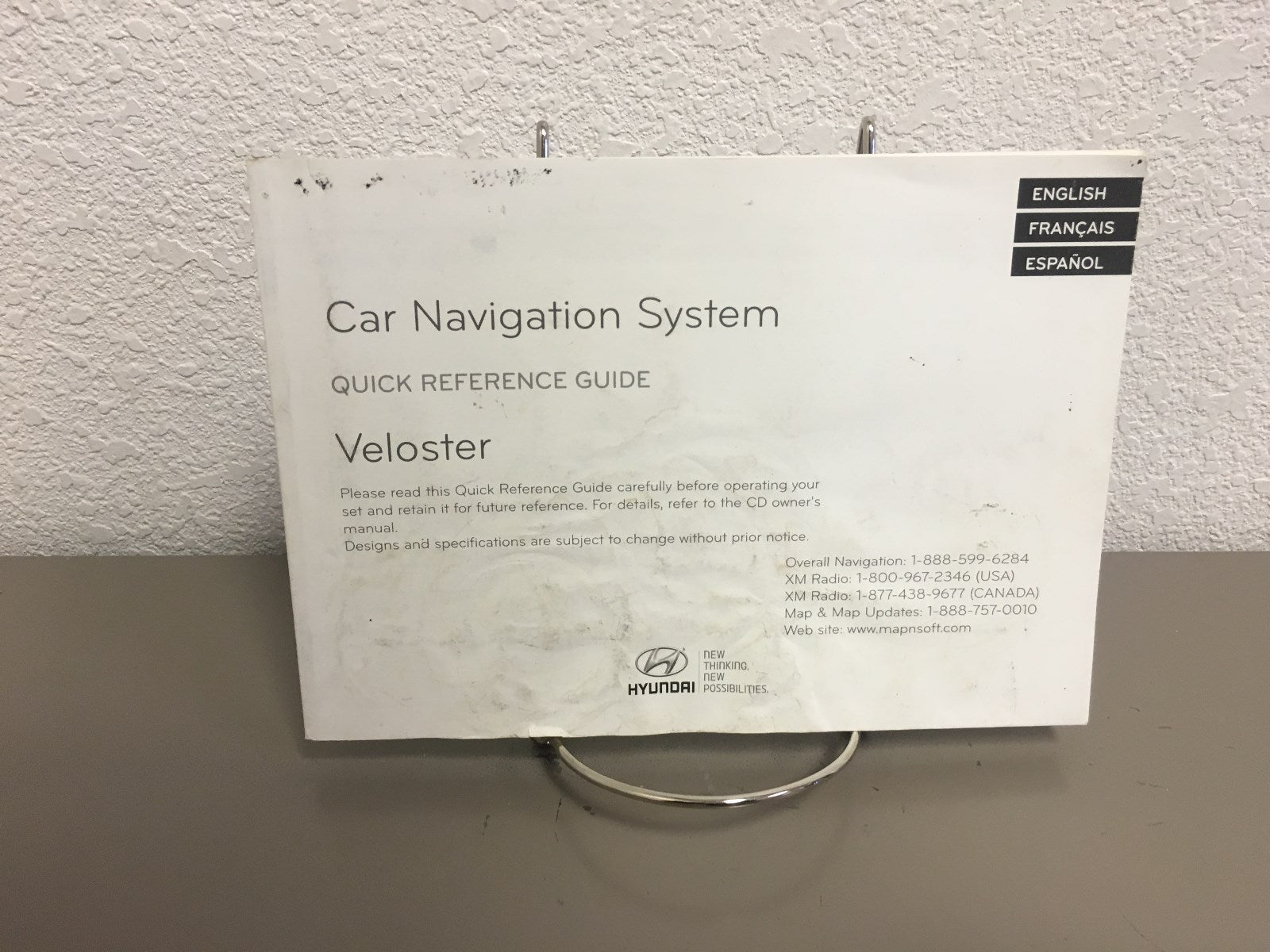 2014 Hyundai Veloster Genuine OEM Owner's Manual Set w/Hyundai Case-Free Ship!!