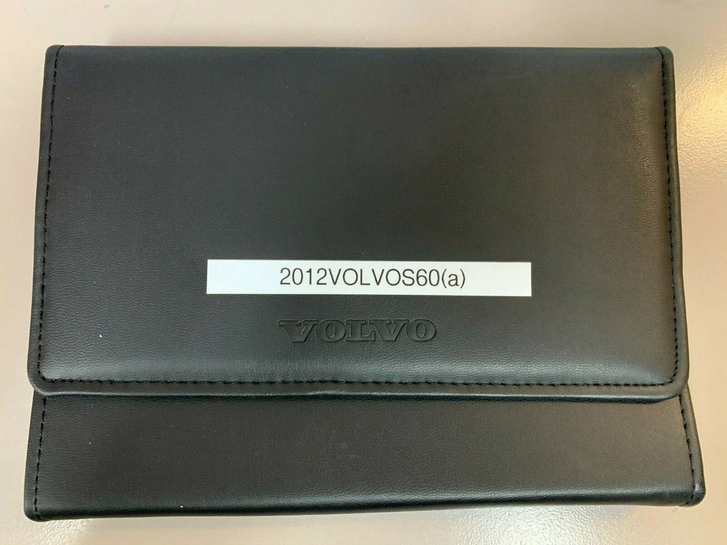 2012 Volvo S60 Genuine OEM Owner's Manual Set with Case--Free Shipping!