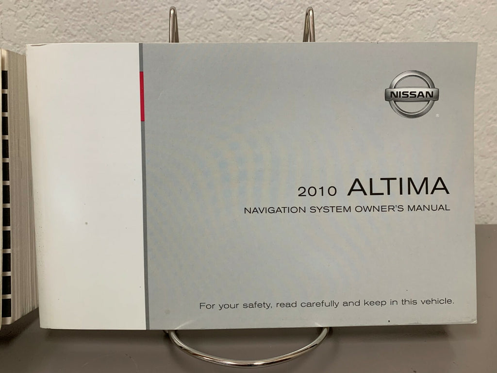 2010 Nissan Altima Sedan Genuine OEM Owner's Manual Set w/Case and Bonus Key FOB