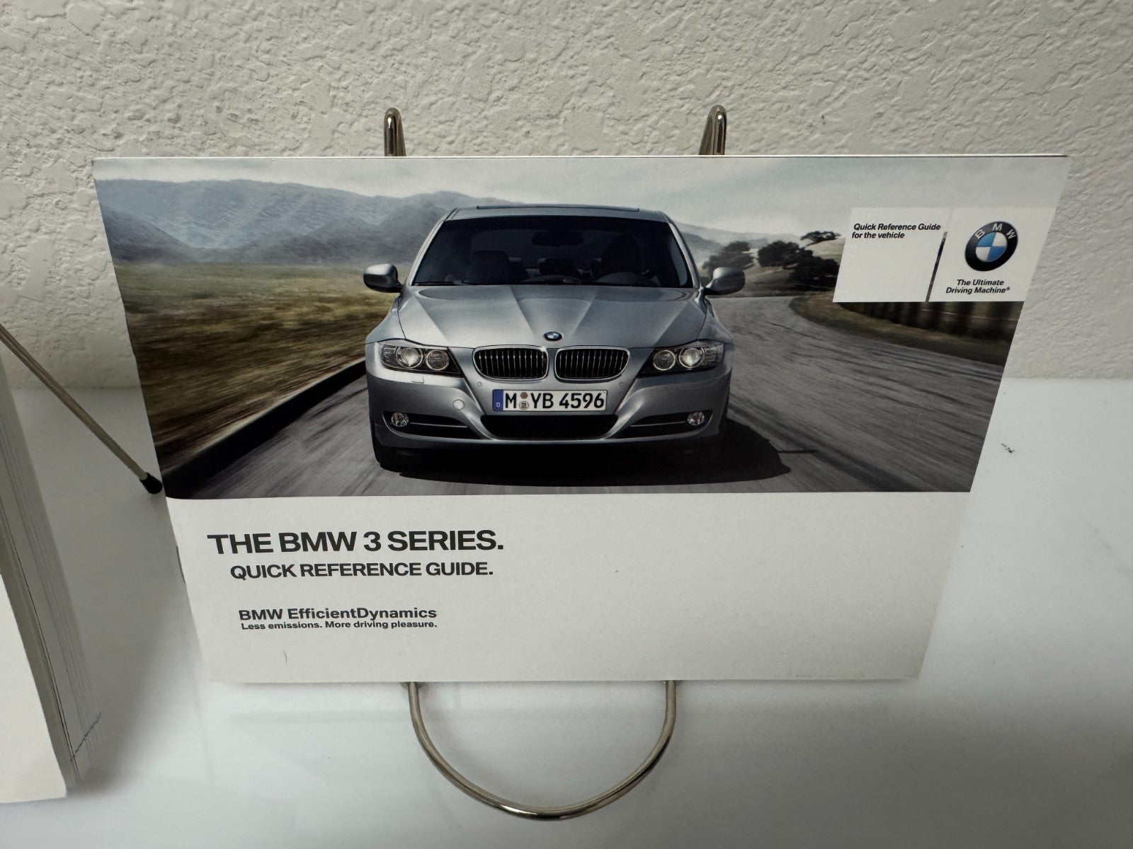2012 BMW 3 Series Coupe/Convertible Owner's Manual w/BMW Case & iDrive/Navi
