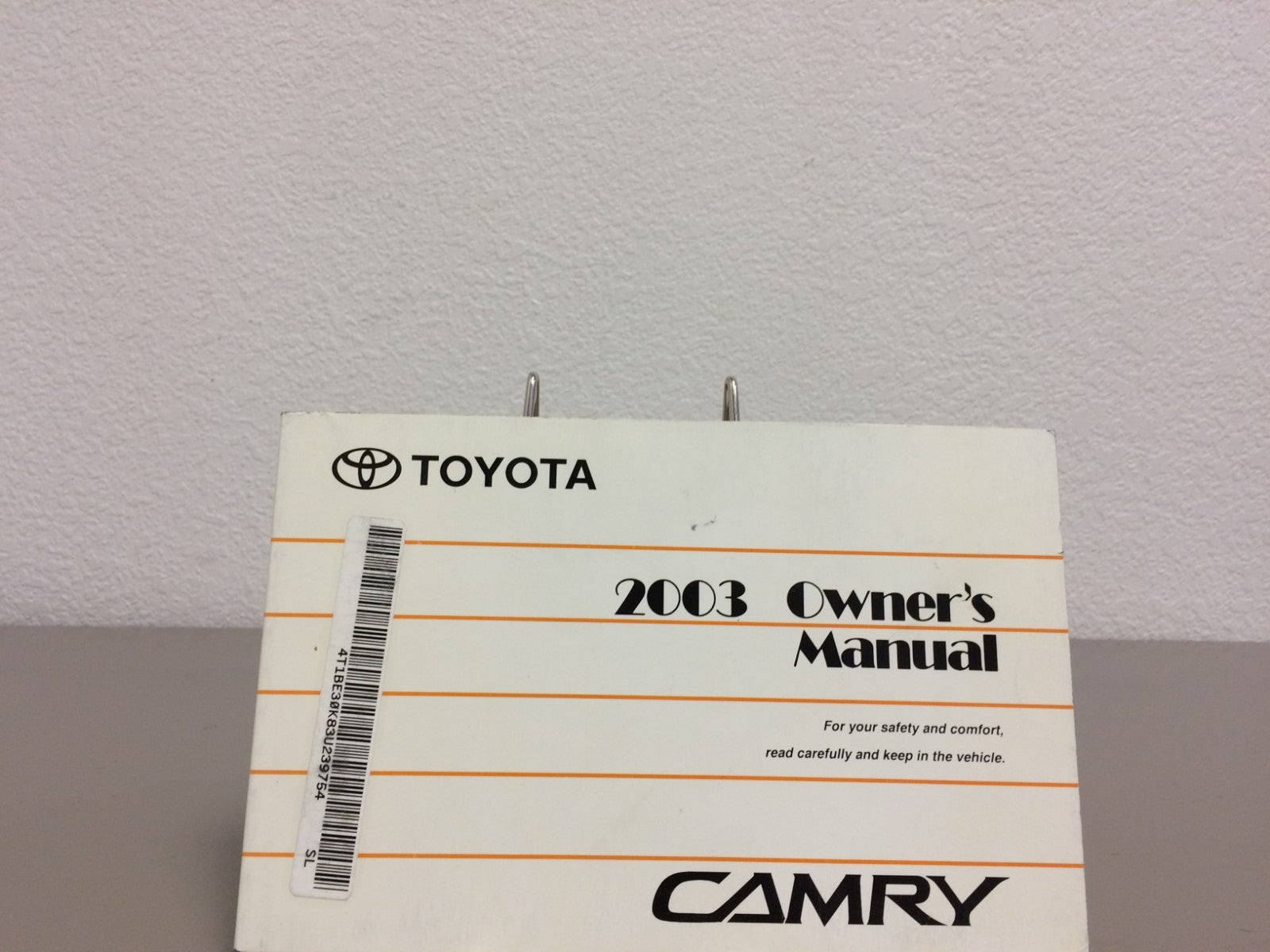 2003 Toyota Camry Genuine OEM Owner's Manual Set w/Toyota Case-Free Shipping
